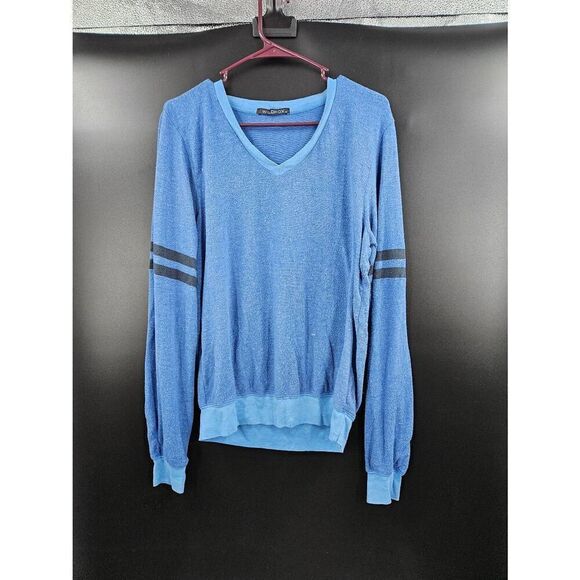 Wildfox essential Stripe v neck striped Pullover - Picture 1 of 4